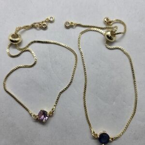 Elegant Goldonne Chain Bracelets Bundle